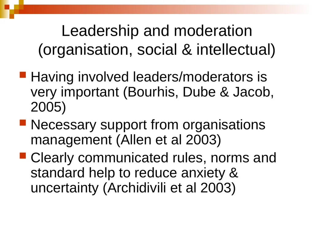 Creating and Fostering e-communities of Practice - slide 10 of 31