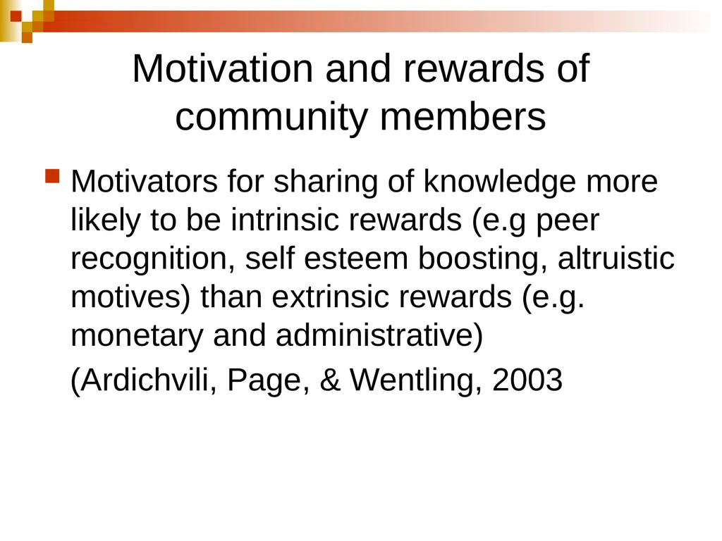 Creating and Fostering e-communities of Practice - slide 12 of 31