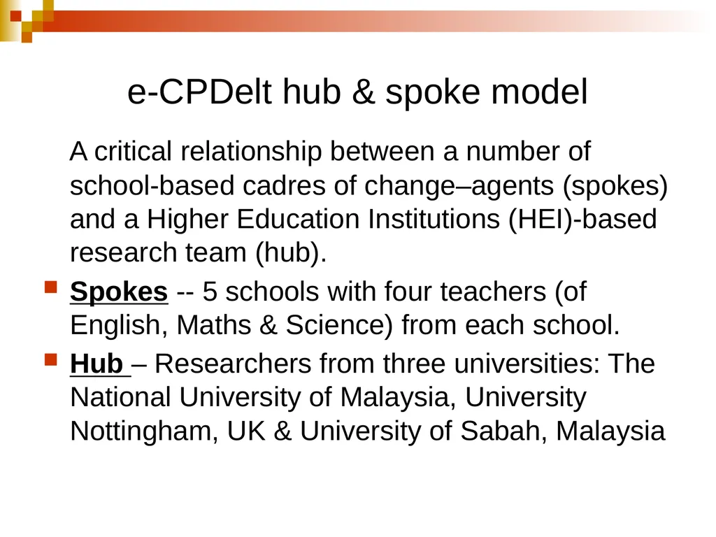 Creating and Fostering e-communities of Practice - slide 24 of 31