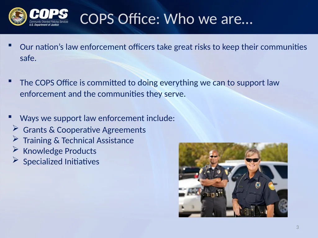 Andy Dorr Assistant Director for Grants - slide 3 of 24