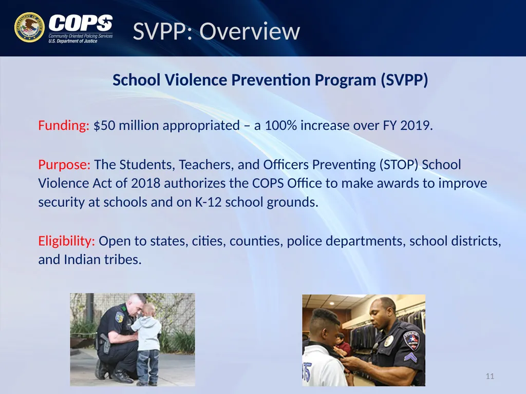Andy Dorr Assistant Director for Grants - slide 11 of 24