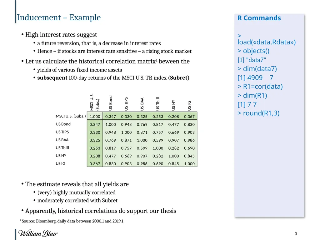 R Conference on Finance, Chicago Collinearity - slide 3 of 18