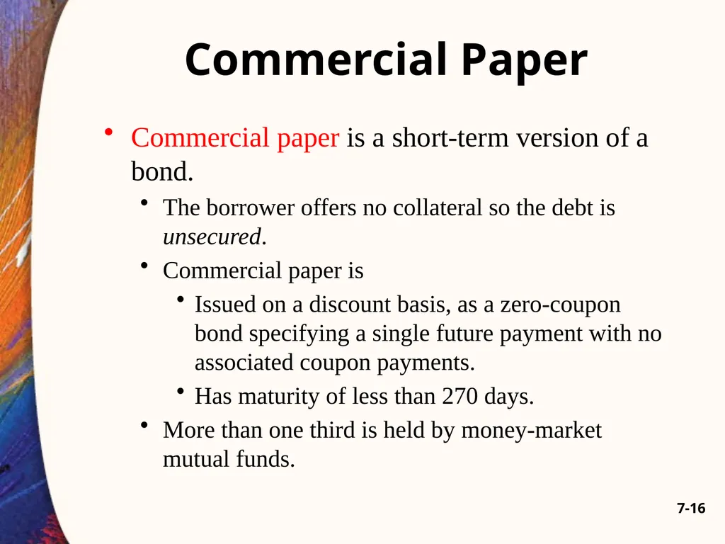 Chapter Seven 7-2 Introduction Changes in bond - slide 16 of 67