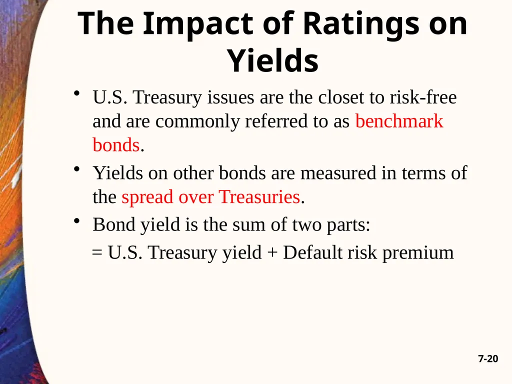Chapter Seven 7-2 Introduction Changes in bond - slide 20 of 67
