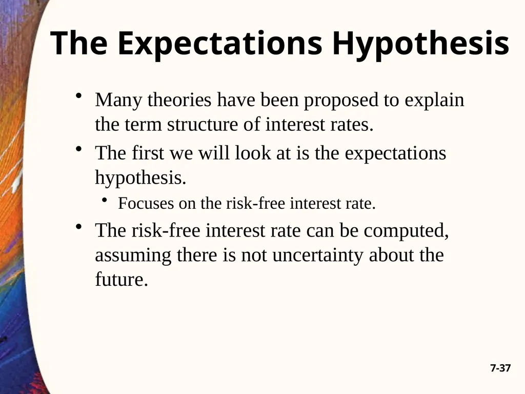 Chapter Seven 7-2 Introduction Changes in bond - slide 37 of 67