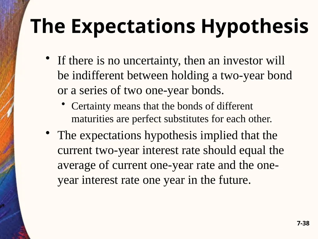 Chapter Seven 7-2 Introduction Changes in bond - slide 38 of 67