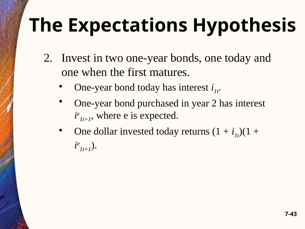 Chapter Seven 7-2 Introduction Changes in bond - slide 43 of 67