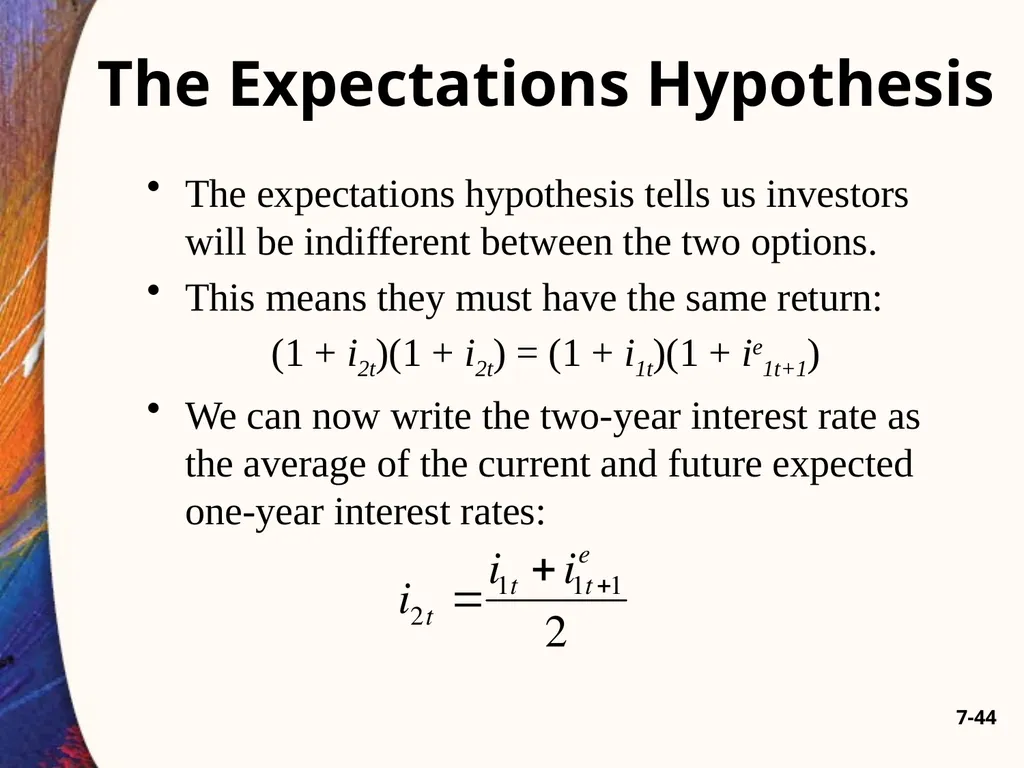 Chapter Seven 7-2 Introduction Changes in bond - slide 44 of 67