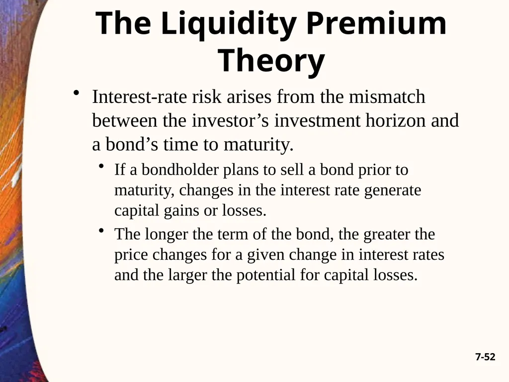 Chapter Seven 7-2 Introduction Changes in bond - slide 52 of 67
