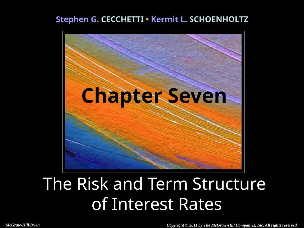 Chapter Seven 7-2 Introduction Changes in bond - slide 1 of 67