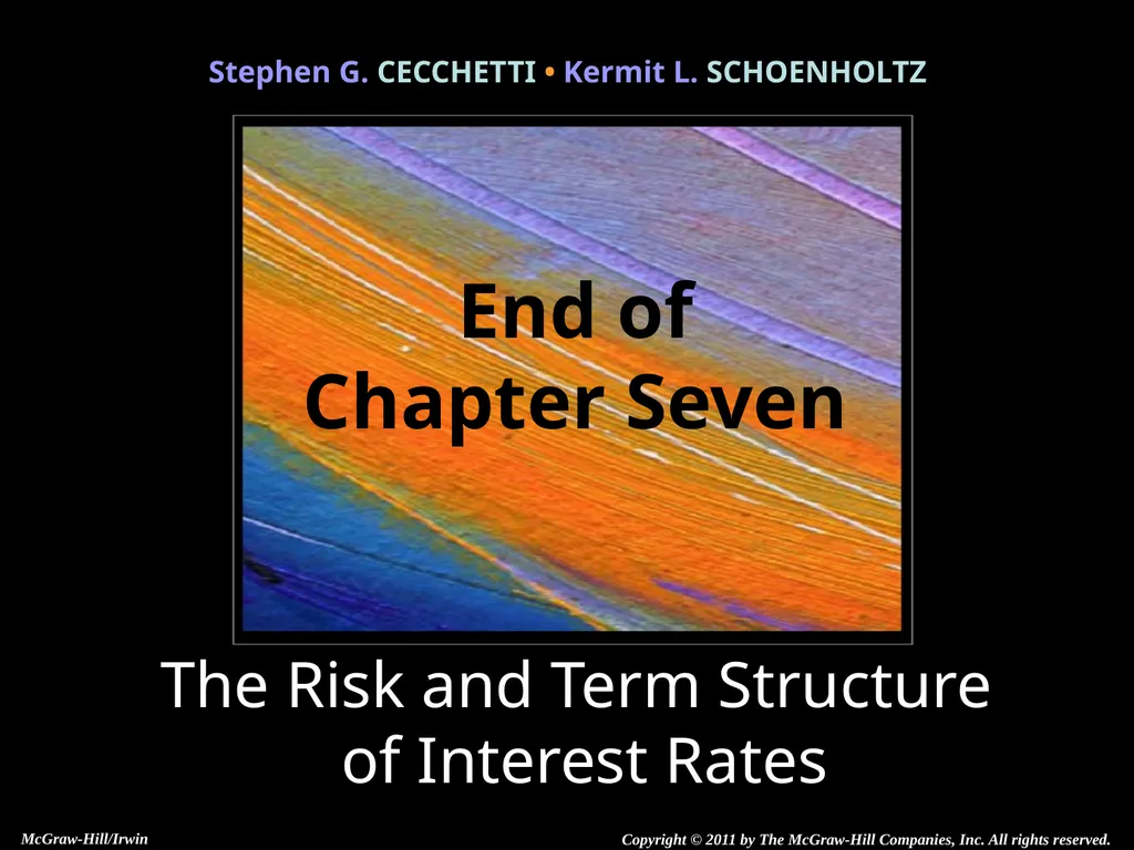 Chapter Seven 7-2 Introduction Changes in bond - slide 67 of 67