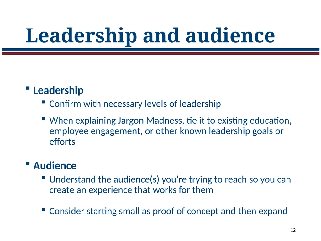 Jargon Madness: A plain language exercise Laura - slide 12 of 34