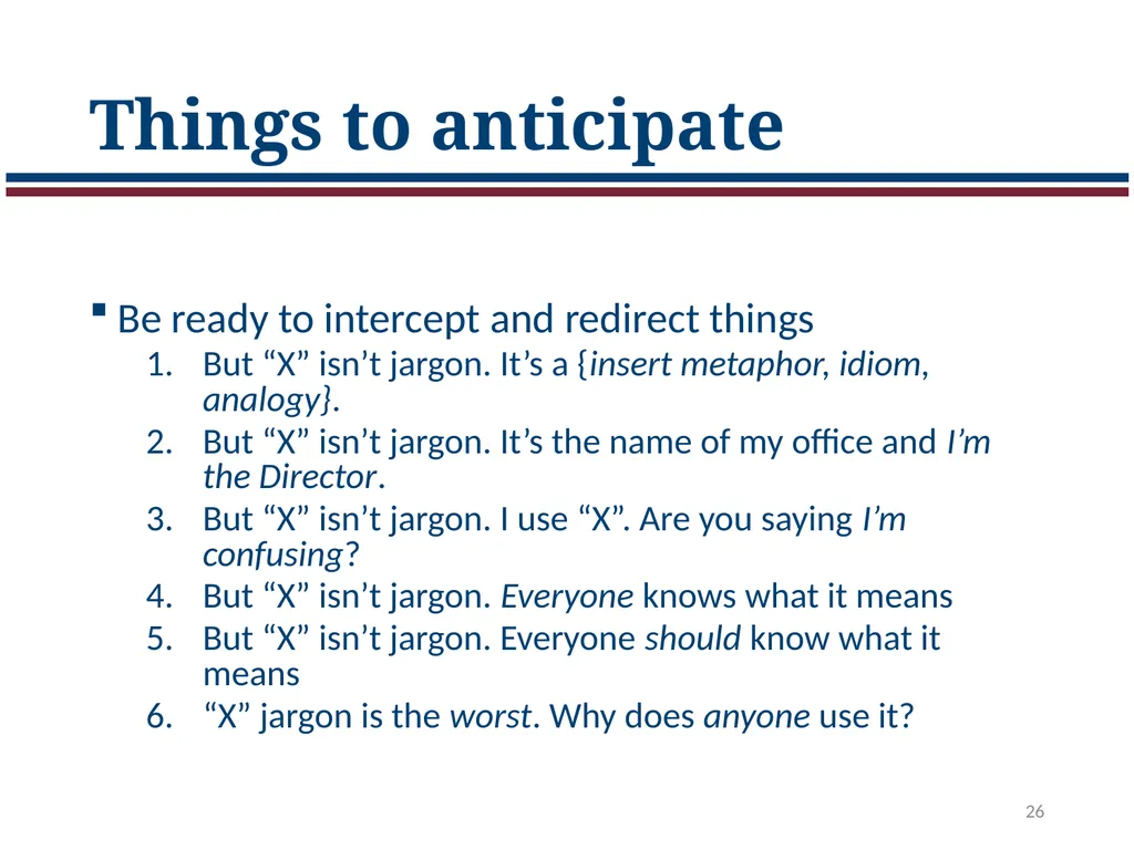 Jargon Madness: A plain language exercise Laura - slide 26 of 34