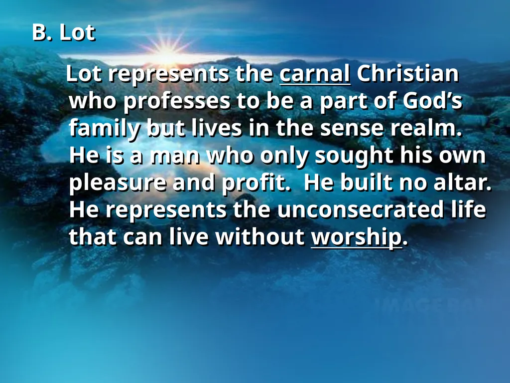 Genesis 13, 17-18 – Sodom and Gomorrah I. Who are - slide 3 of 21