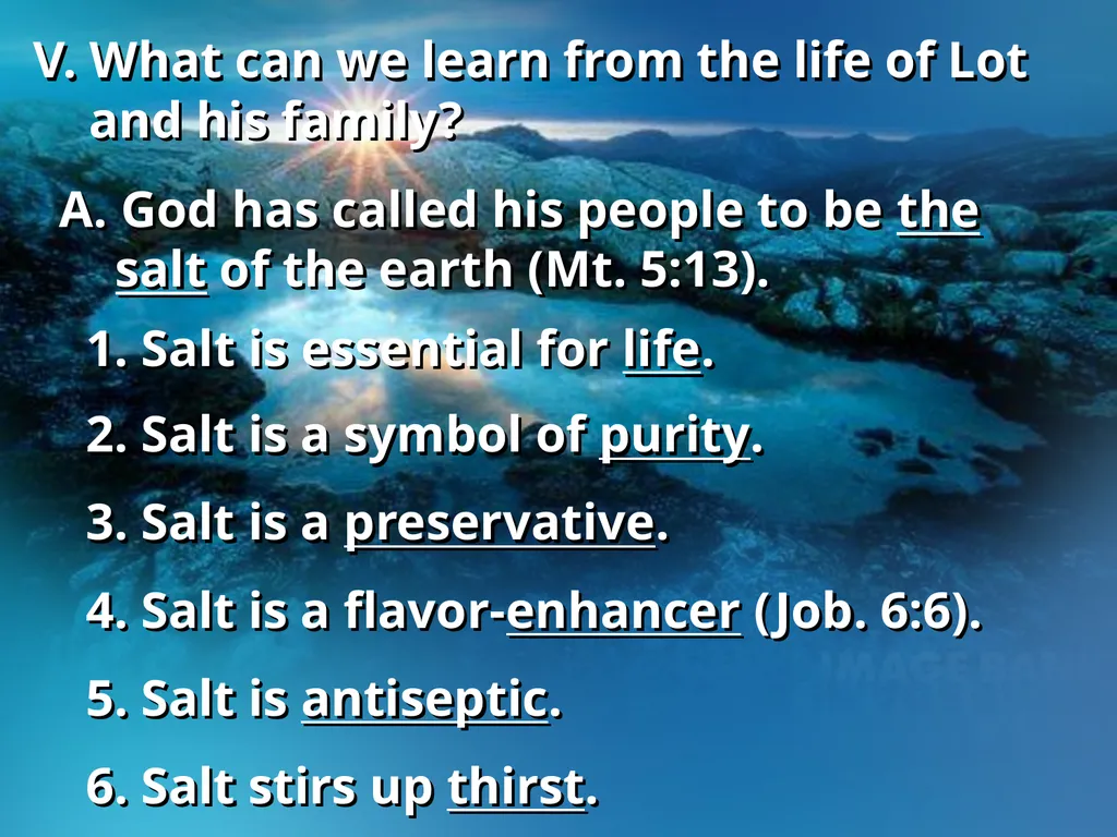 Genesis 13, 17-18 – Sodom and Gomorrah I. Who are - slide 18 of 21