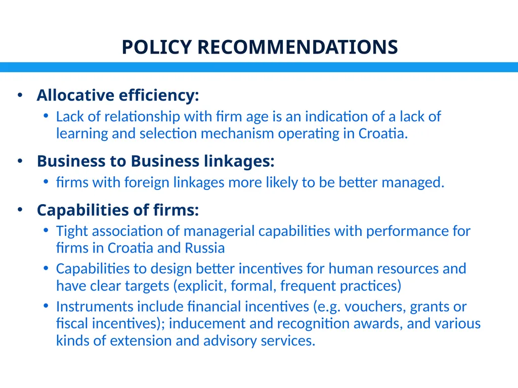 Management Practices in Croatia: Drivers & - slide 33 of 47