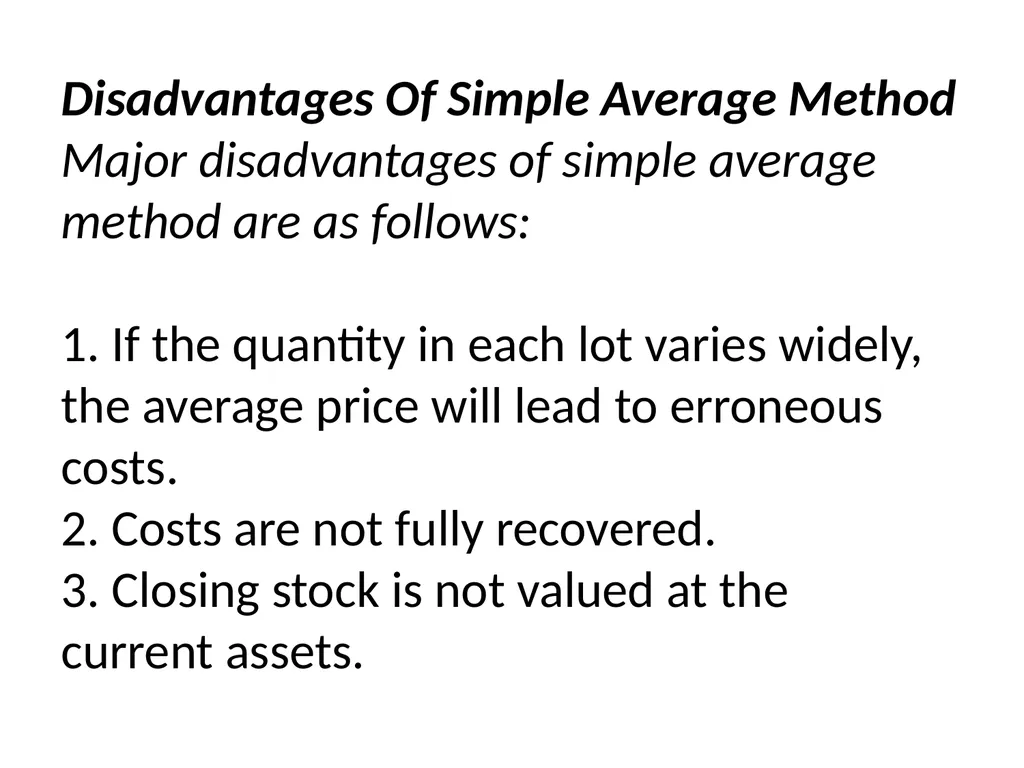 SIMPLE AVERAGE METHOD M.VIJAYASEKARAM Simple - slide 5 of 5