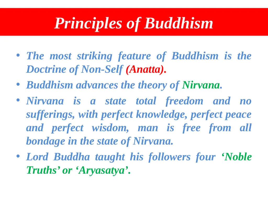 Buddhism Dr. Kasturi Karmakar Assistant Professor - slide 2 of 19