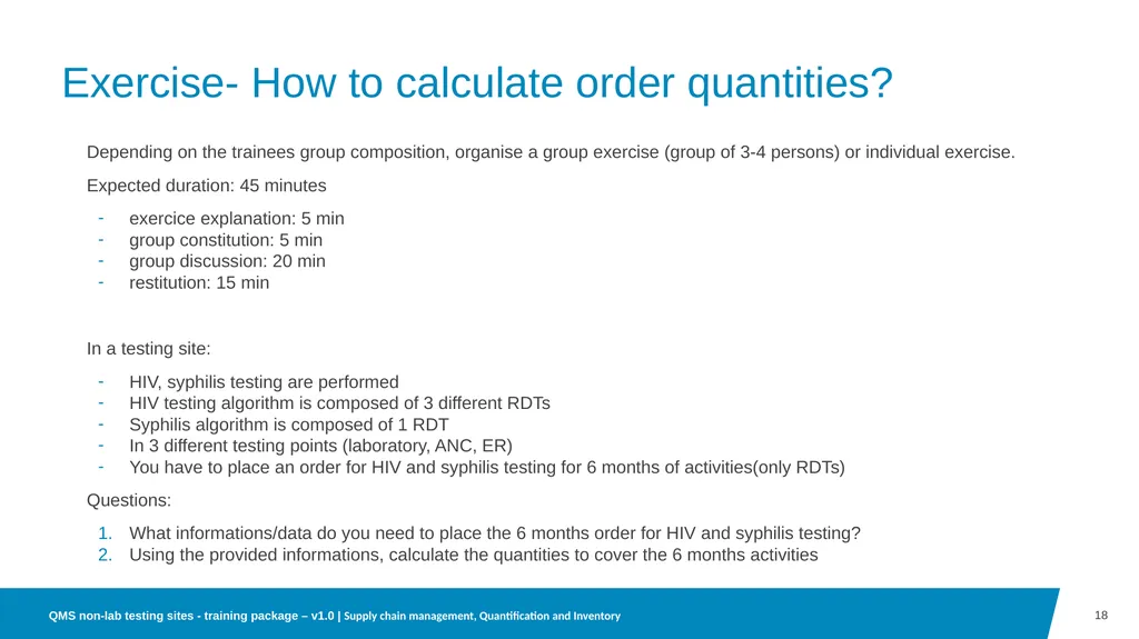 05 Supply chain and inventory management at - slide 18 of 23