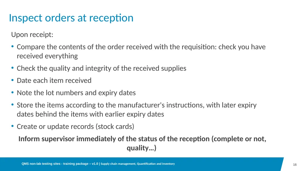 05 Supply chain and inventory management at - slide 16 of 23