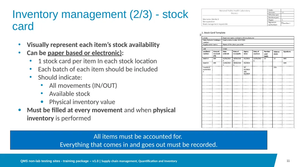 05 Supply chain and inventory management at - slide 11 of 23