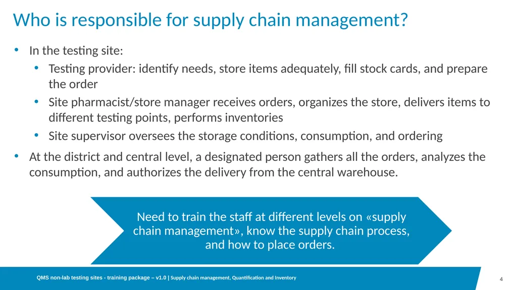 05 Supply chain and inventory management at - slide 4 of 23
