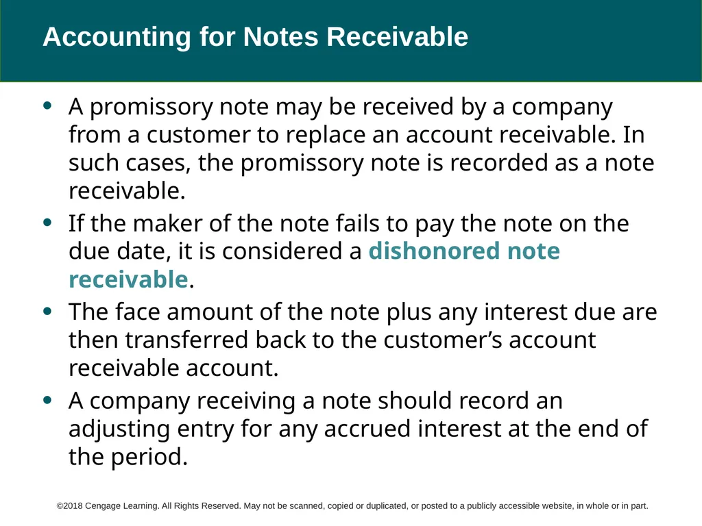 Warren Reeve Duchac Accounting 27e Receivables 9 C - slide 19 of 22