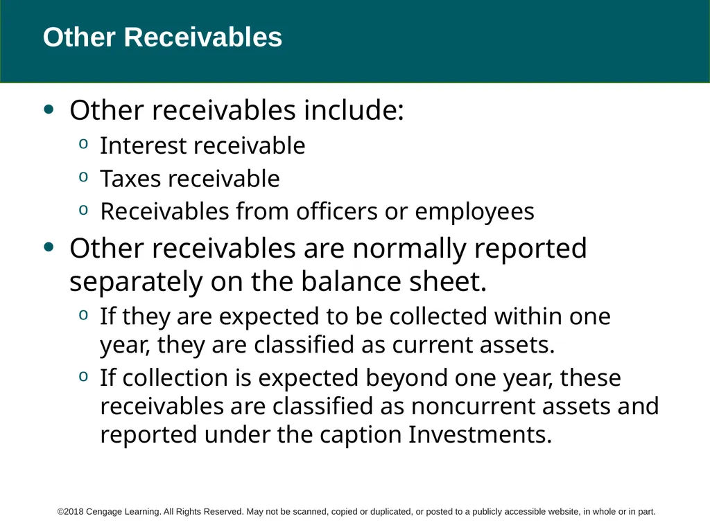 Warren Reeve Duchac Accounting 27e Receivables 9 C - slide 5 of 22