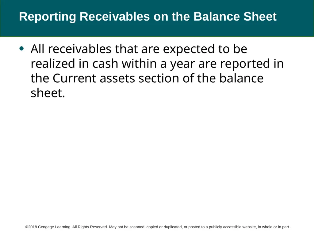 Warren Reeve Duchac Accounting 27e Receivables 9 C - slide 20 of 22