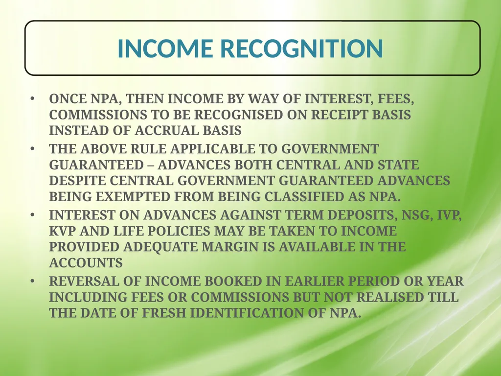 IRAC NORMS OF RBI, EXECUTION GUIDANCE ON CERTAIN - slide 39 of 44