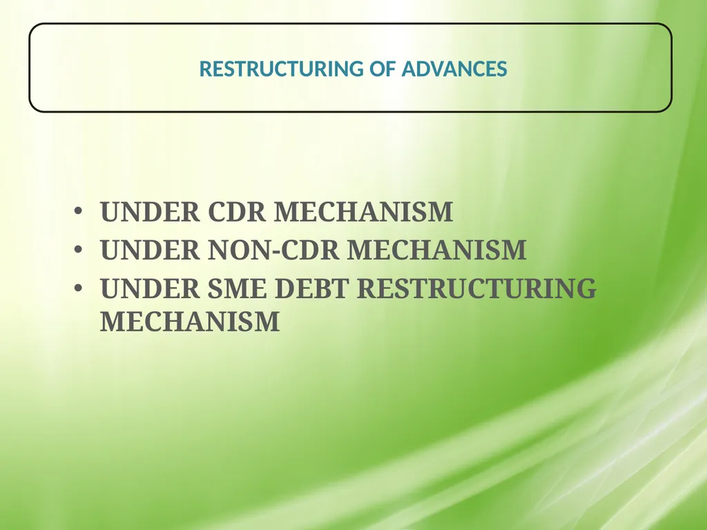 IRAC NORMS OF RBI, EXECUTION GUIDANCE ON CERTAIN - slide 30 of 44