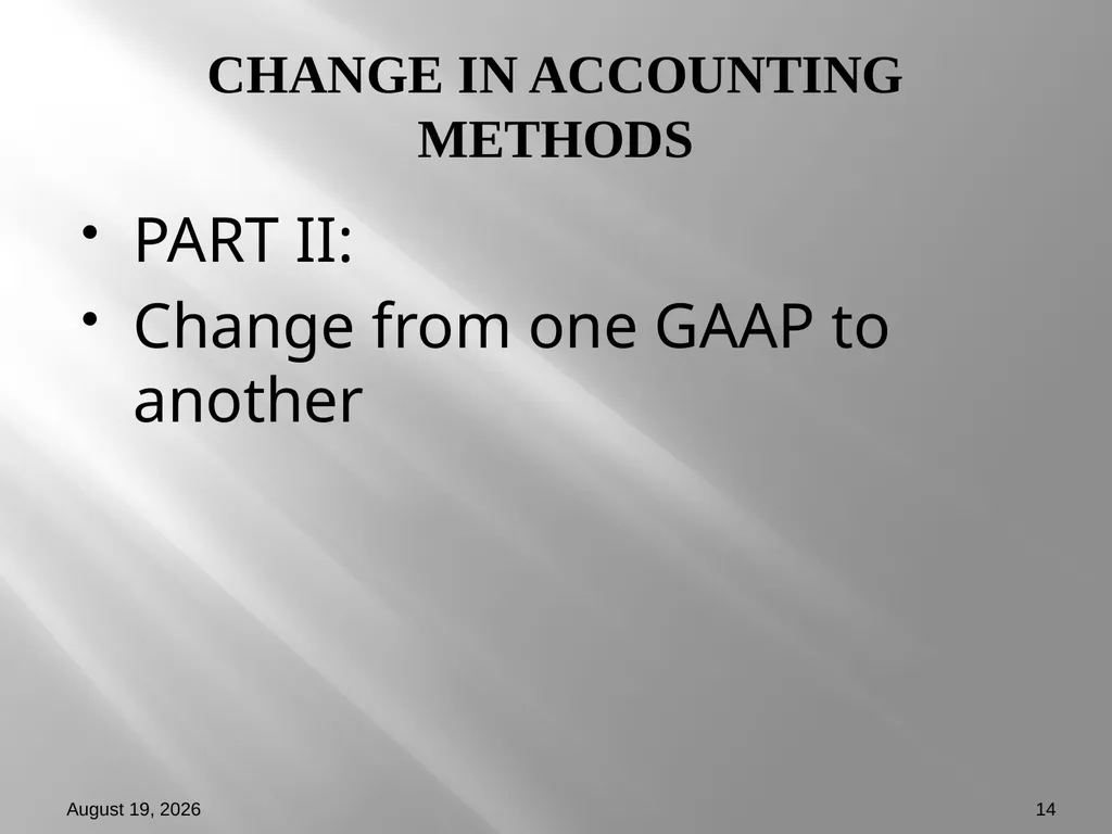 INTERMEDIATE FINANCIAL ACCOUNTING CHAPTER 20 1 - slide 14 of 14