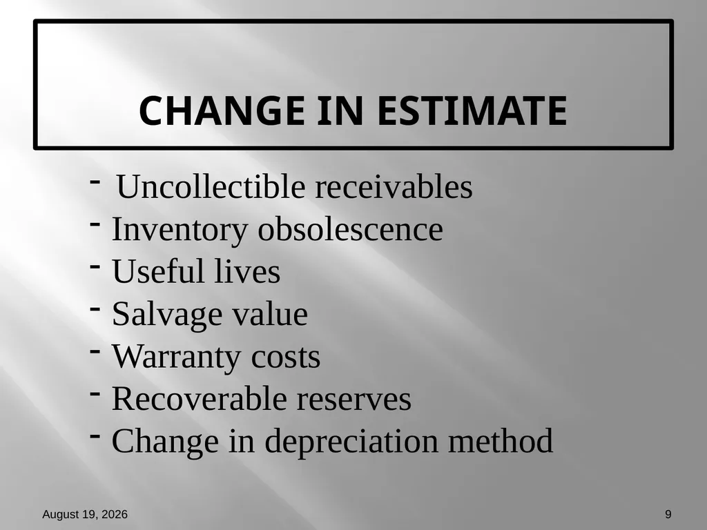 INTERMEDIATE FINANCIAL ACCOUNTING CHAPTER 20 1 - slide 9 of 14