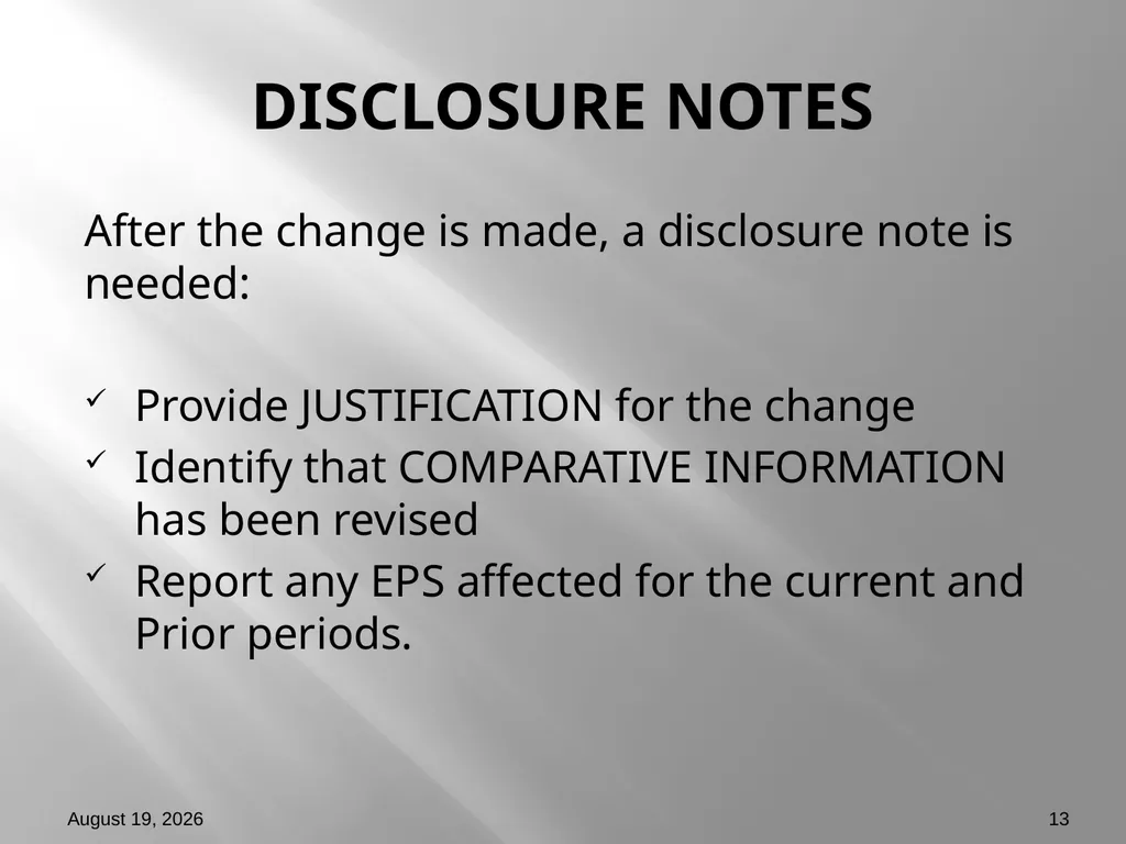 INTERMEDIATE FINANCIAL ACCOUNTING CHAPTER 20 1 - slide 13 of 14