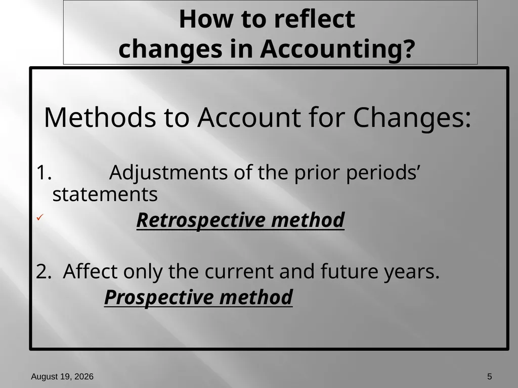 INTERMEDIATE FINANCIAL ACCOUNTING CHAPTER 20 1 - slide 5 of 14