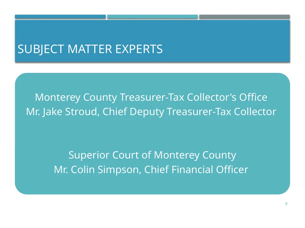 Court Ordered Debt: Performance measures & - slide 9 of 19