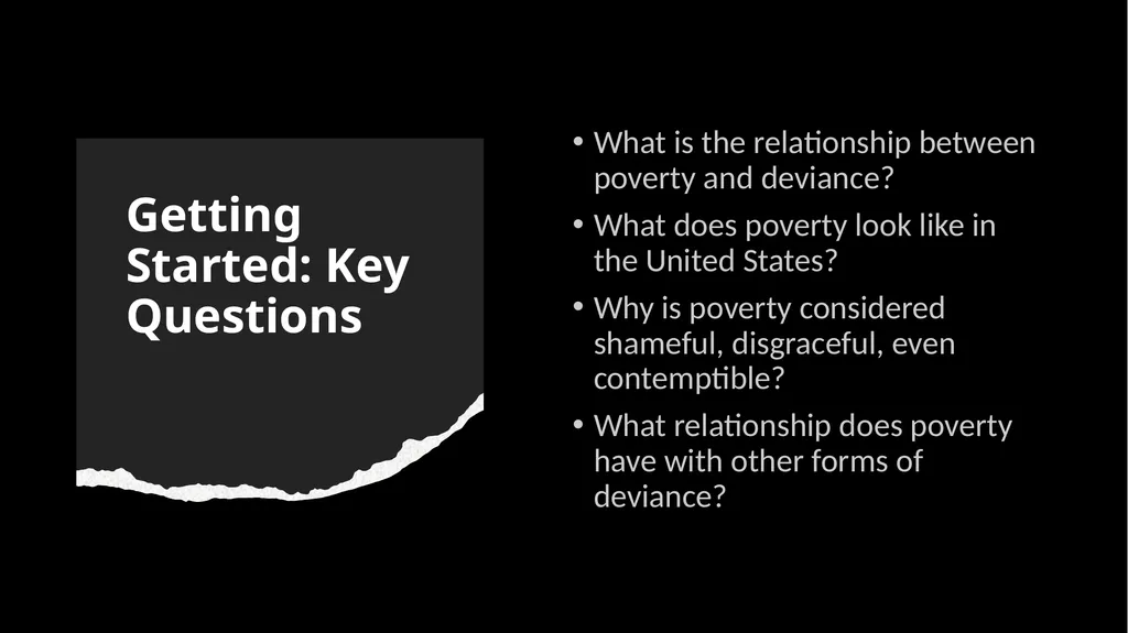 Chapter 4: Poverty and Disrepute Book: Deviant - slide 2 of 16