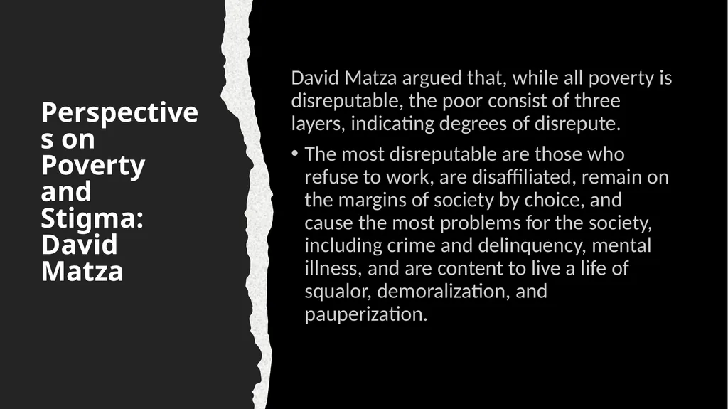 Chapter 4: Poverty and Disrepute Book: Deviant - slide 6 of 16