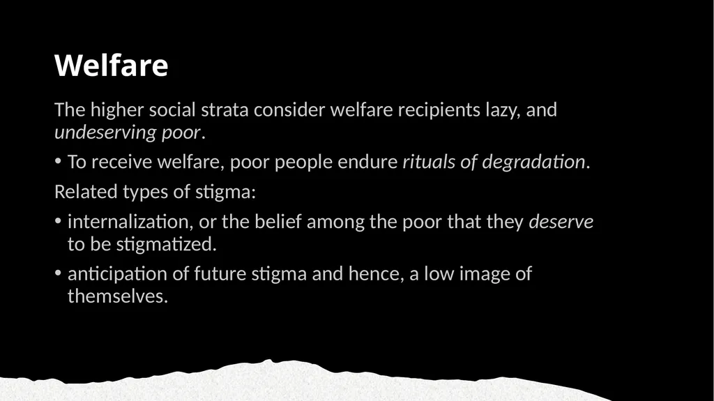 Chapter 4: Poverty and Disrepute Book: Deviant - slide 11 of 16