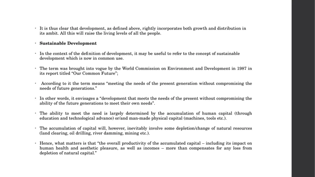 Concept of Development Meaning and Indicators In - slide 5 of 15