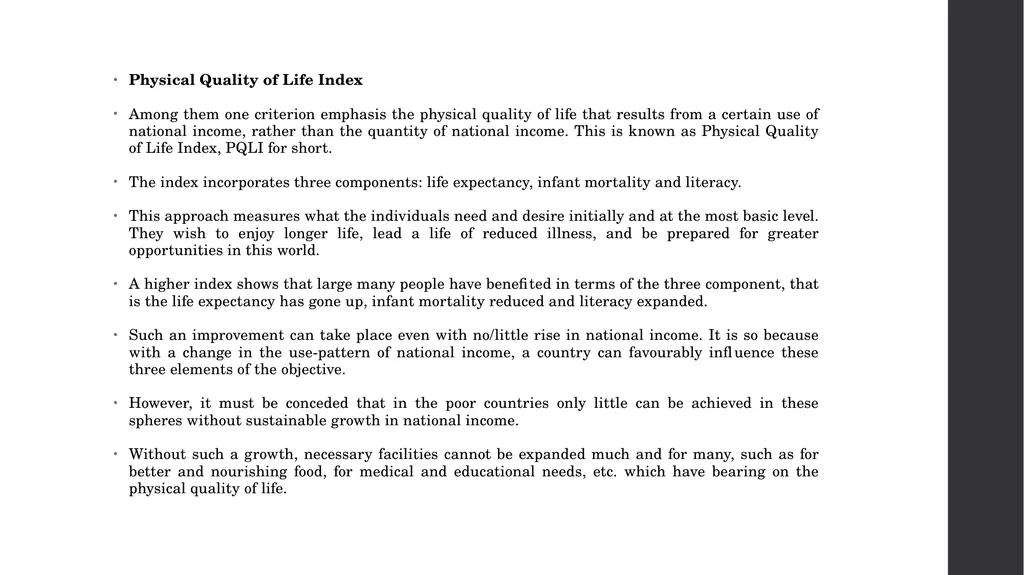 Concept of Development Meaning and Indicators In - slide 9 of 15