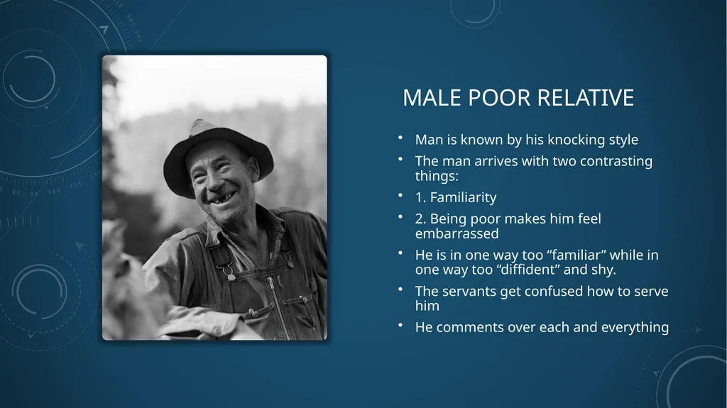 Poor Relations ( Charles Lamb ) Presenter: ( NAME - slide 5 of 9