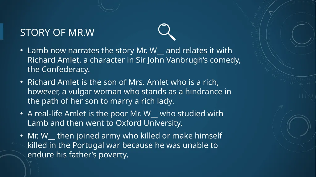Poor Relations ( Charles Lamb ) Presenter: ( NAME - slide 7 of 9