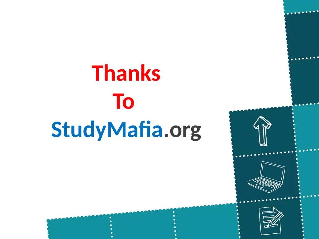 StudyMafia.Org Submitted To: Submitted By: - slide 19 of 19