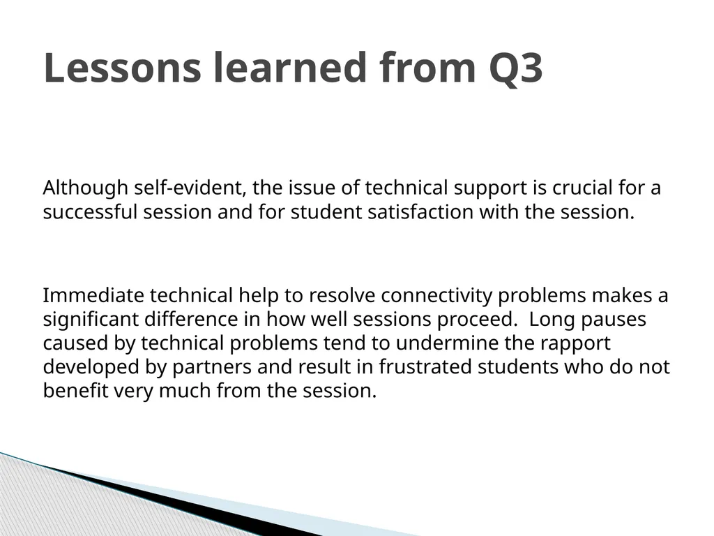 Using Student Evaluations to Improve Virtual - slide 8 of 22