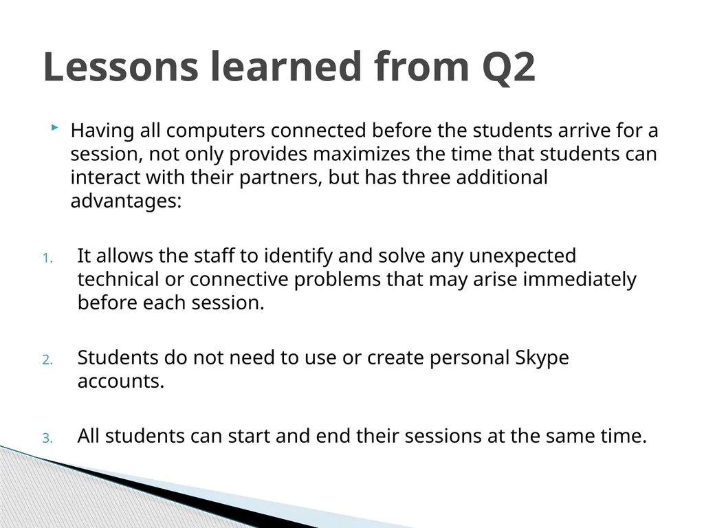 Using Student Evaluations to Improve Virtual - slide 6 of 22
