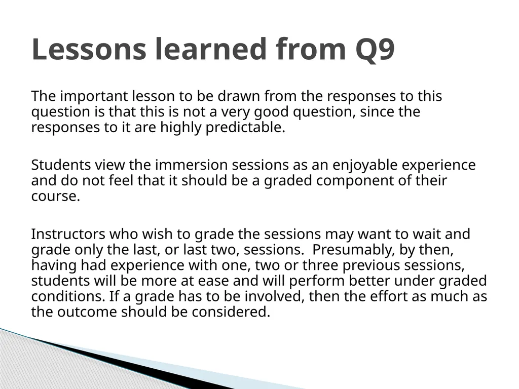 Using Student Evaluations to Improve Virtual - slide 20 of 22