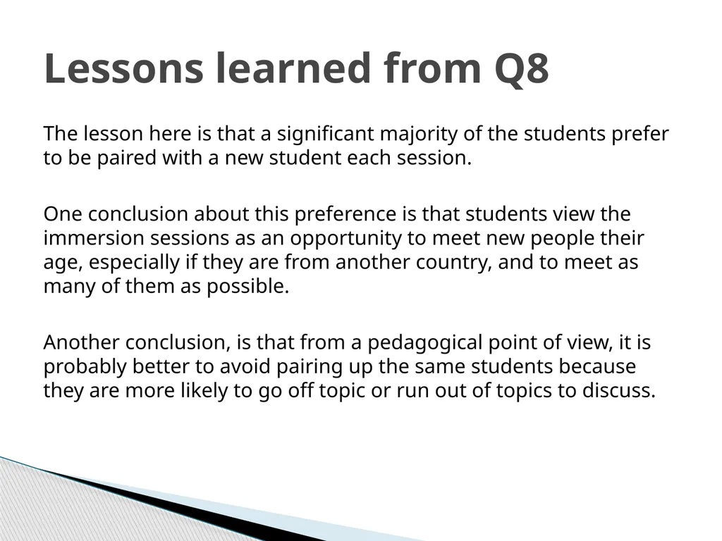 Using Student Evaluations to Improve Virtual - slide 18 of 22