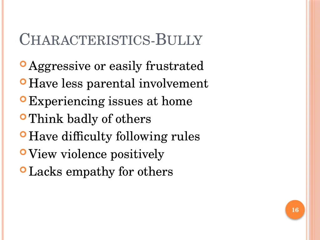 BULLY PREVENTION AND INTERVENTION School - slide 16 of 41