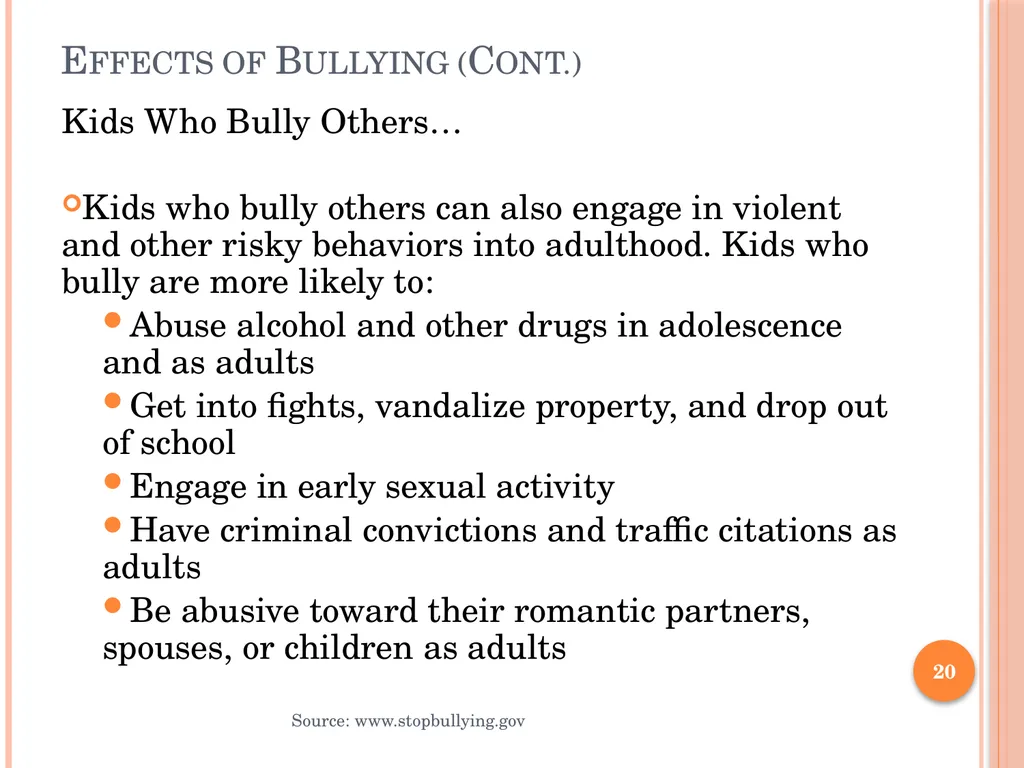 BULLY PREVENTION AND INTERVENTION School - slide 20 of 41